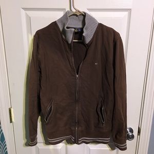 Nautica thick brown jacket